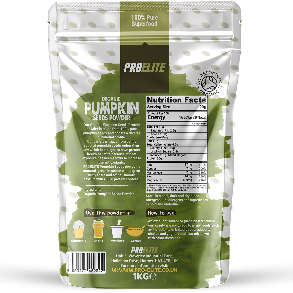 Pumpkin Seeds Powder | Pro-Elite