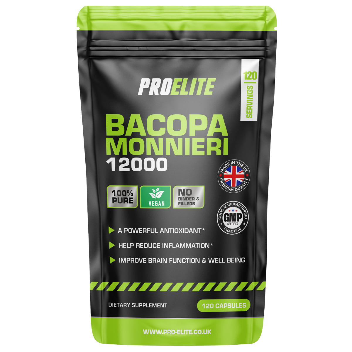 Bacopa Monnieri Capsules | Pro-Elite