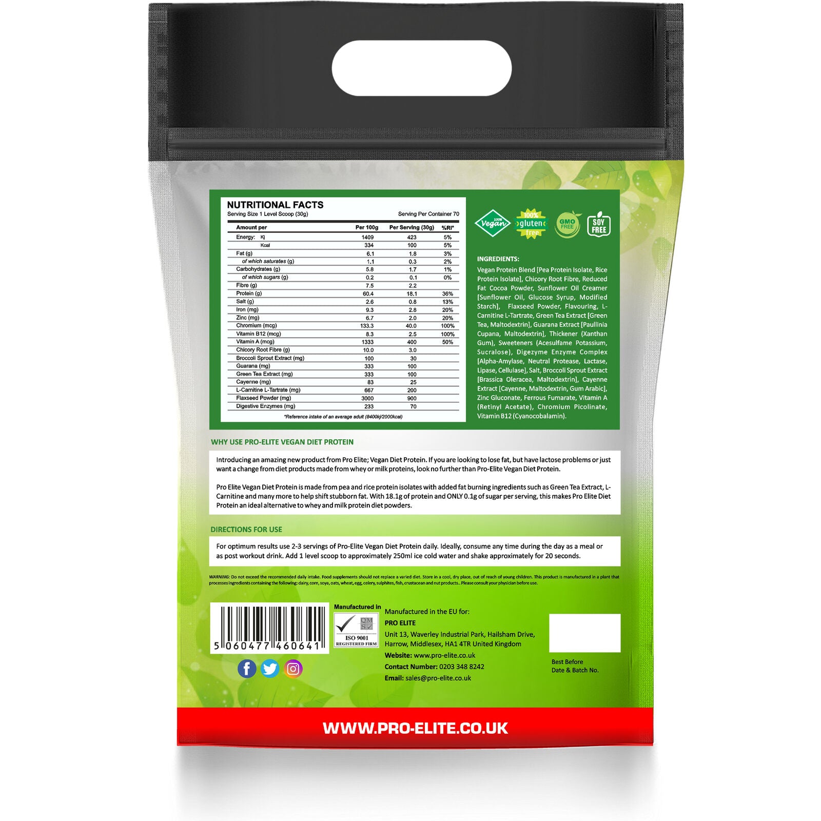 Vegan Diet Protein | Pro-Elite