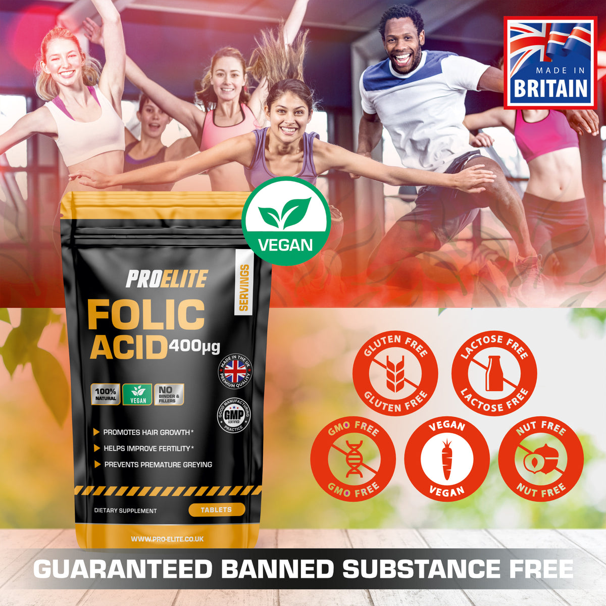 Folic Acid Tablets | Pro-Elite