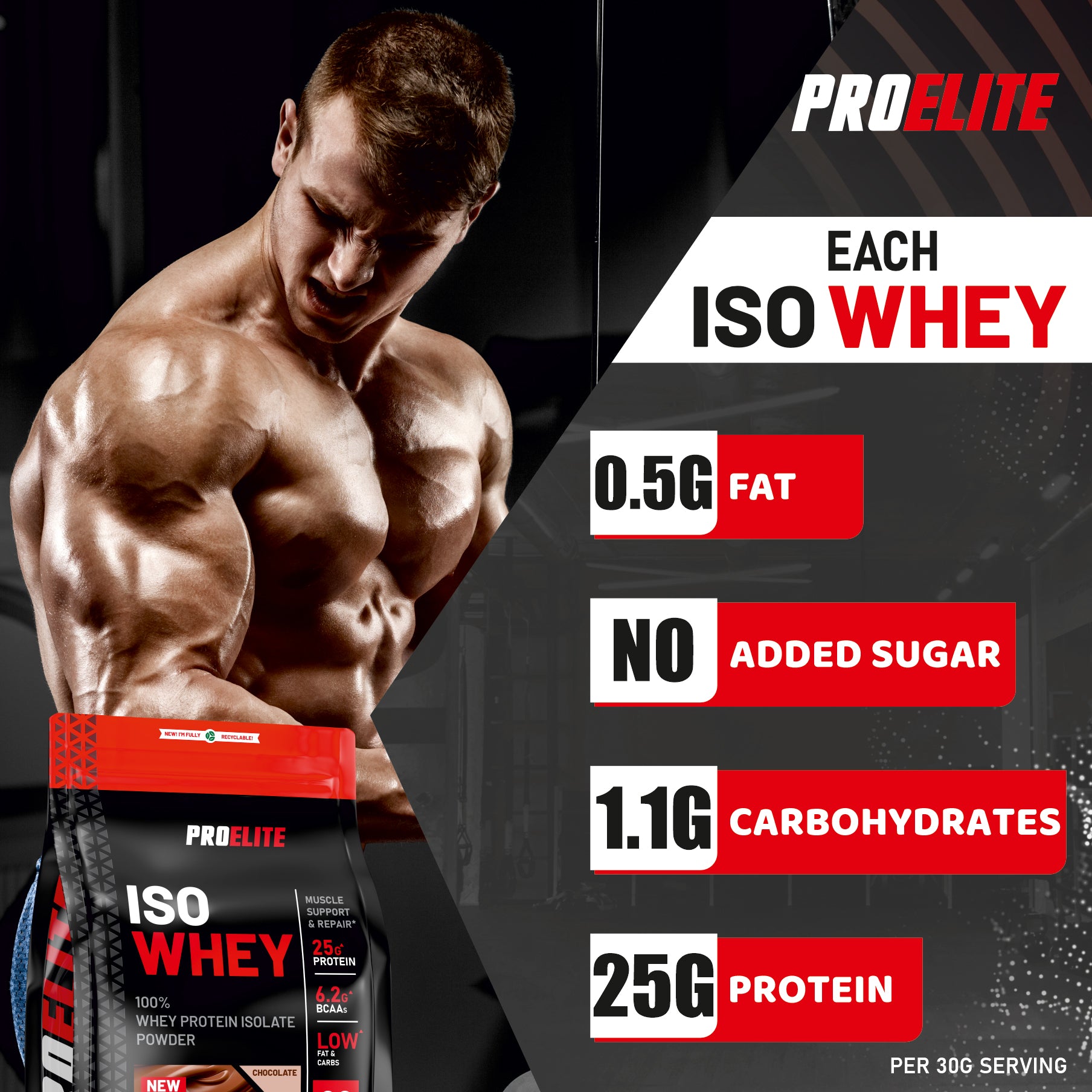 PROELITE ISO Whey 1kg
