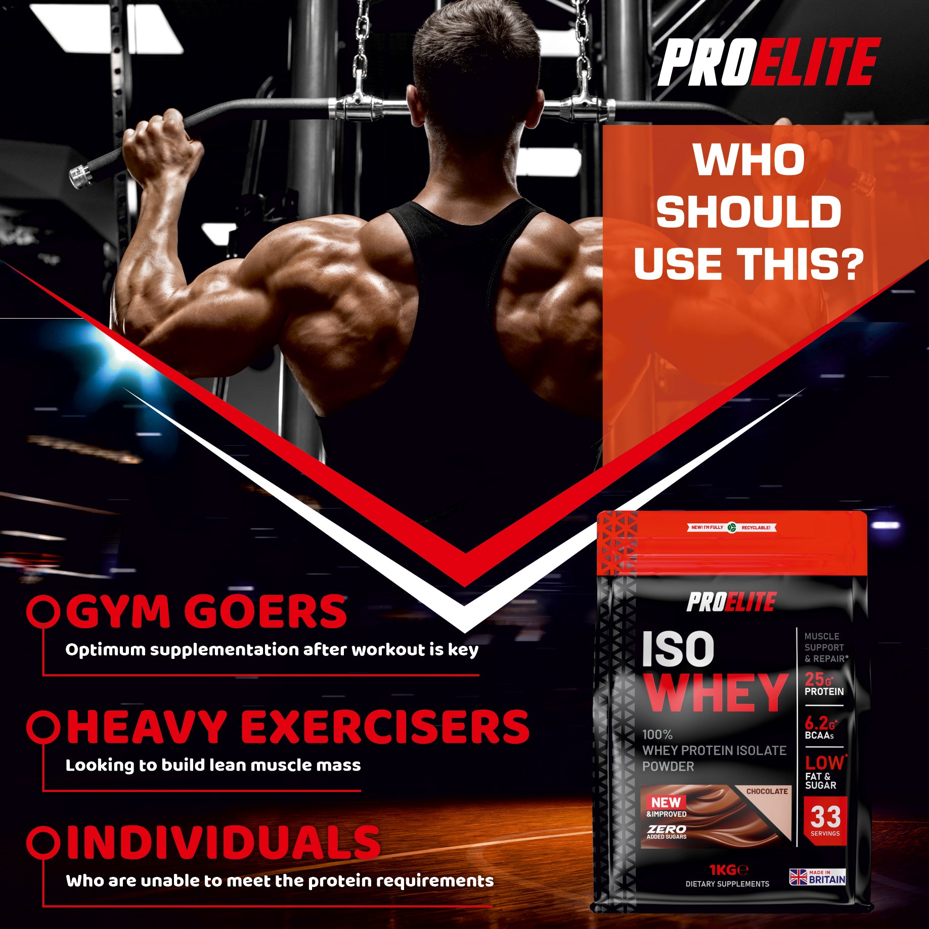 PROELITE ISO Whey 1kg