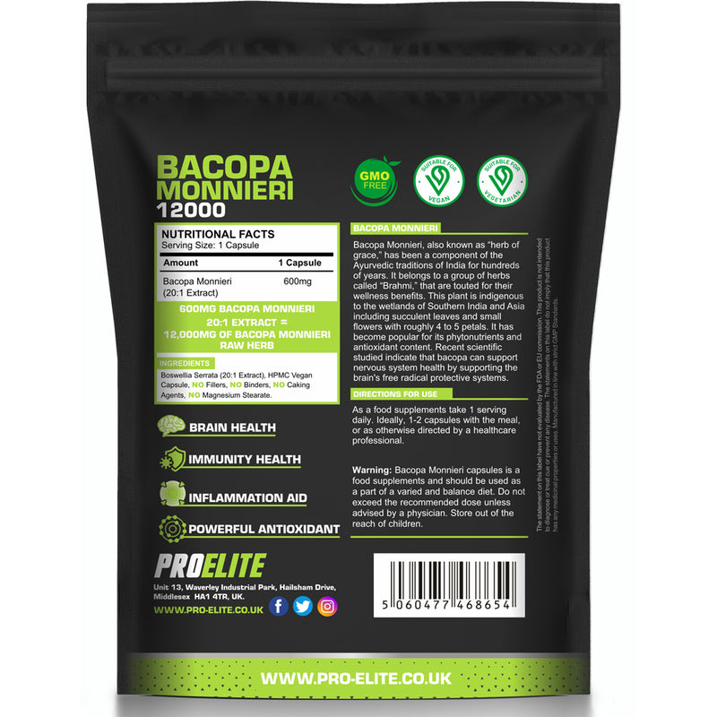 PROELITE Bacopa Monnieri Capsules