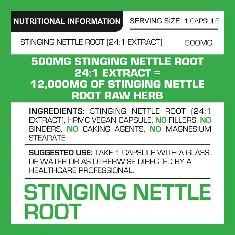 PROELITE Stinging Nettle Root Vegan Capsules