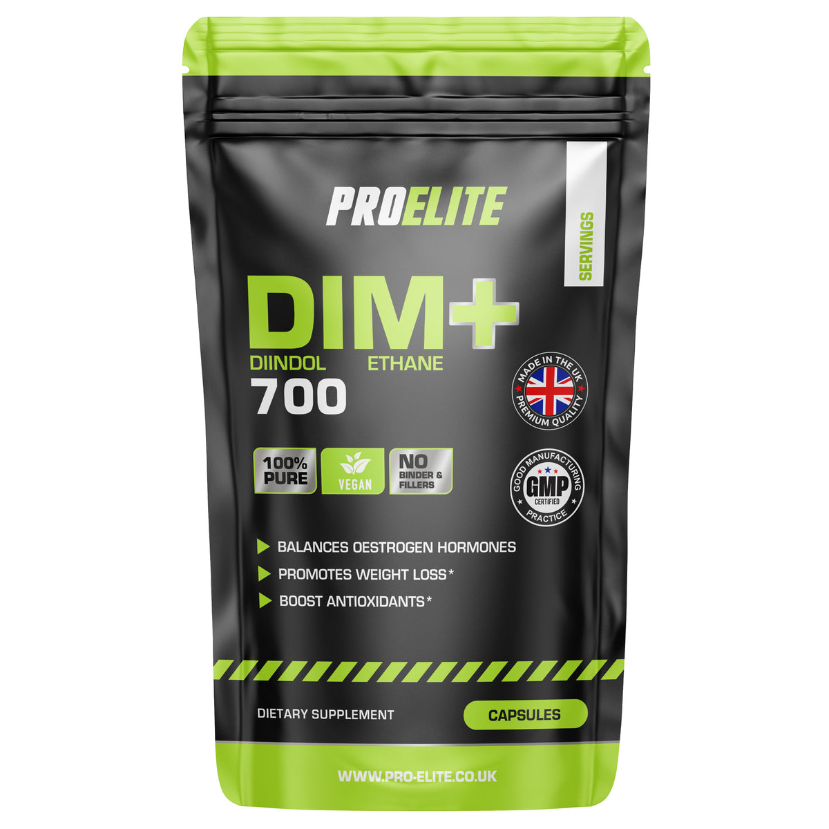 DIM Vegan Capsules | Pro-Elite