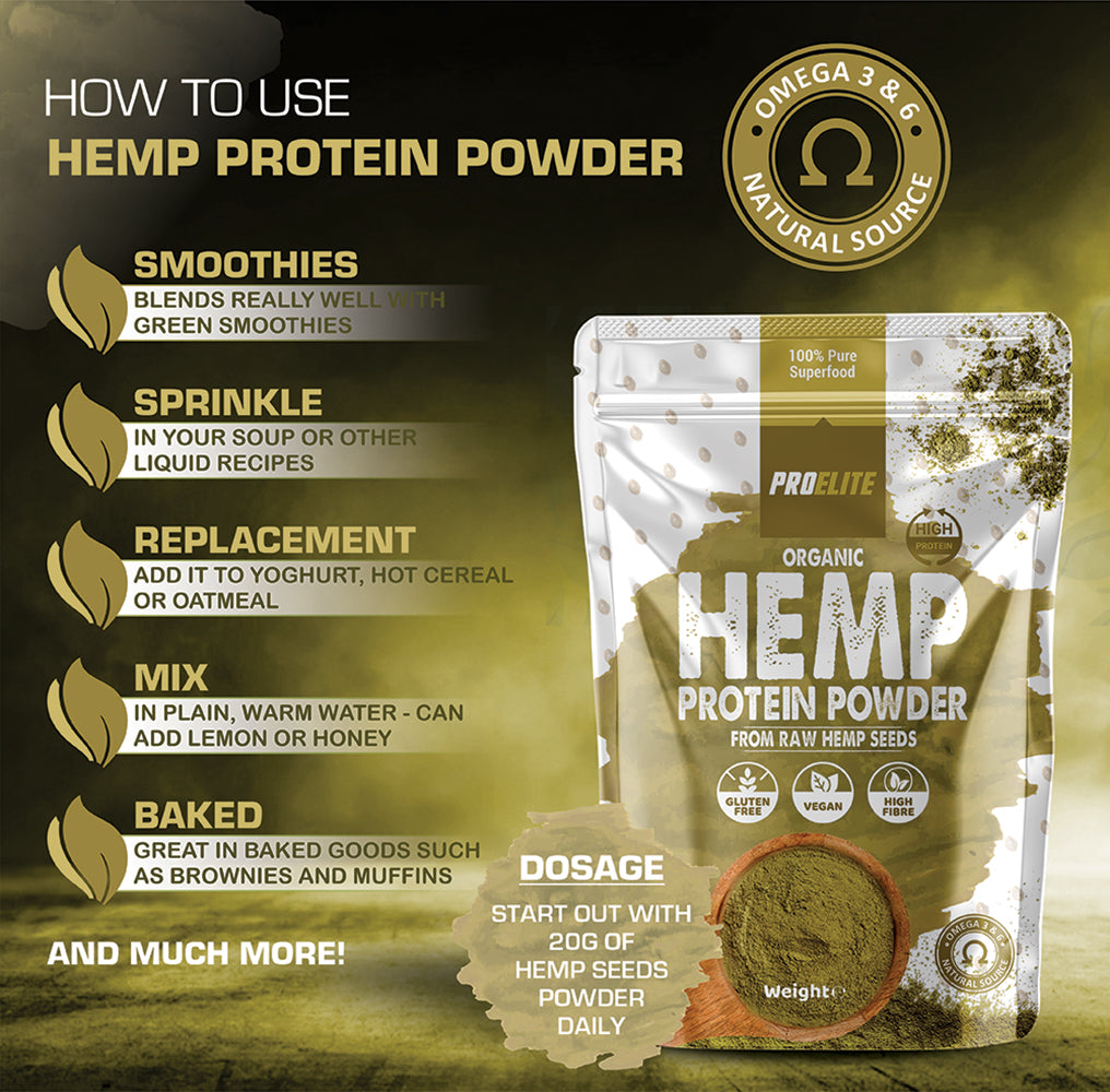 Organic Hemp Protein Powder | Pro-Elite