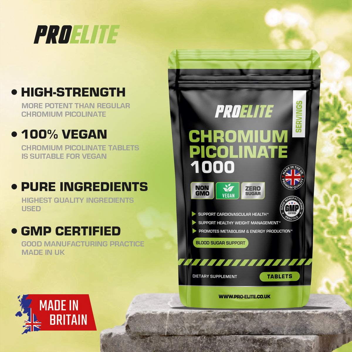 Chromium Picolinate Tablets | Pro-Elite