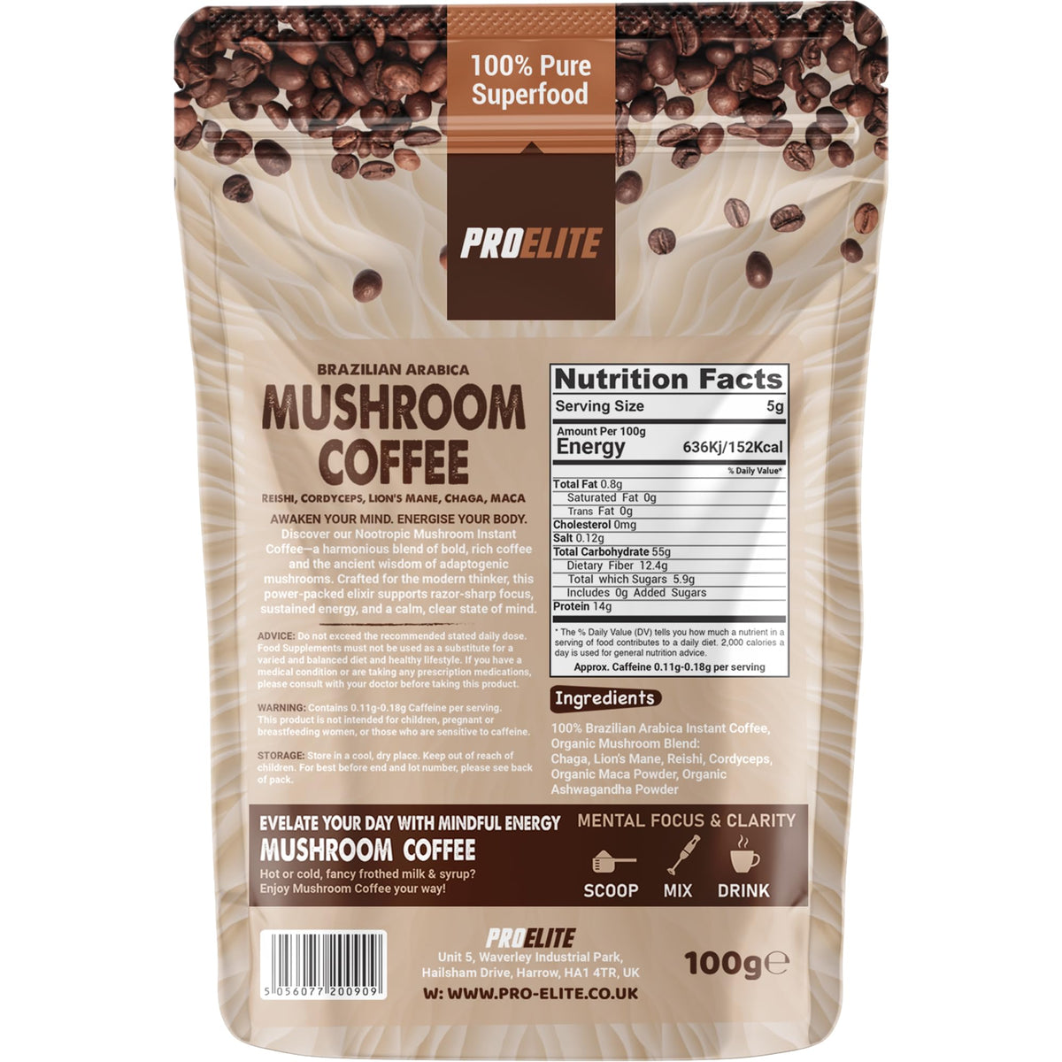 Mushroom Coffee | Pro-Elite