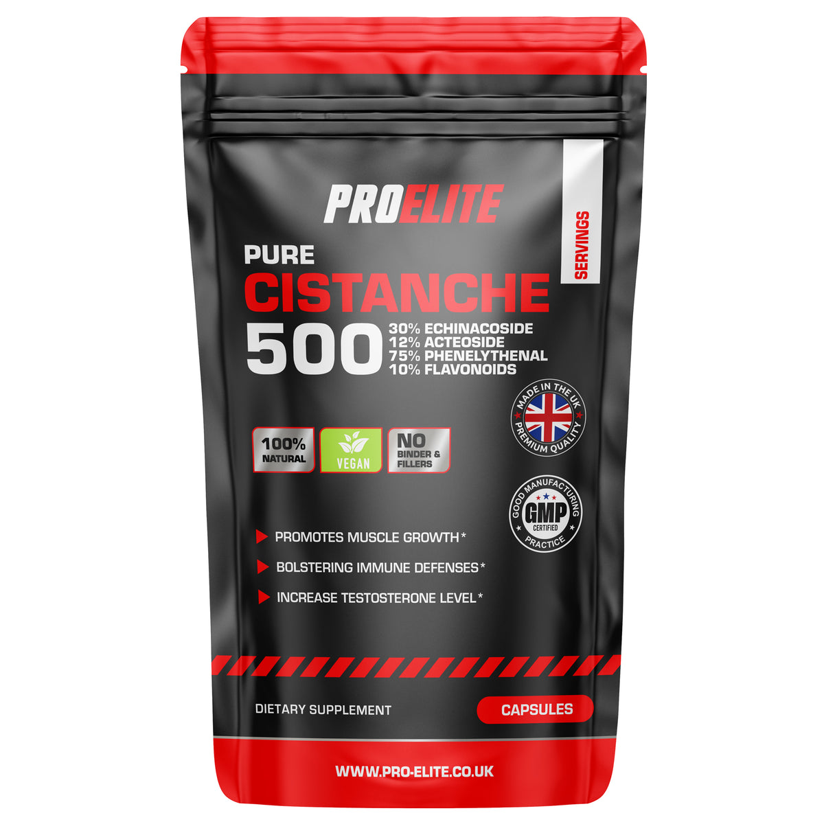 Cistanche 20:1 Extract Vegan Capsules | Cistanche