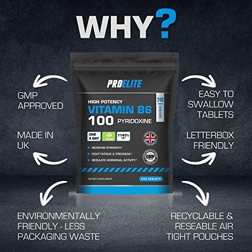 Vitamin B6 Vegan Tablets | Pro-Elite