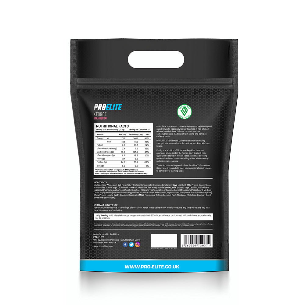 XForce Mass Gainer Pouch | Pro-Elite