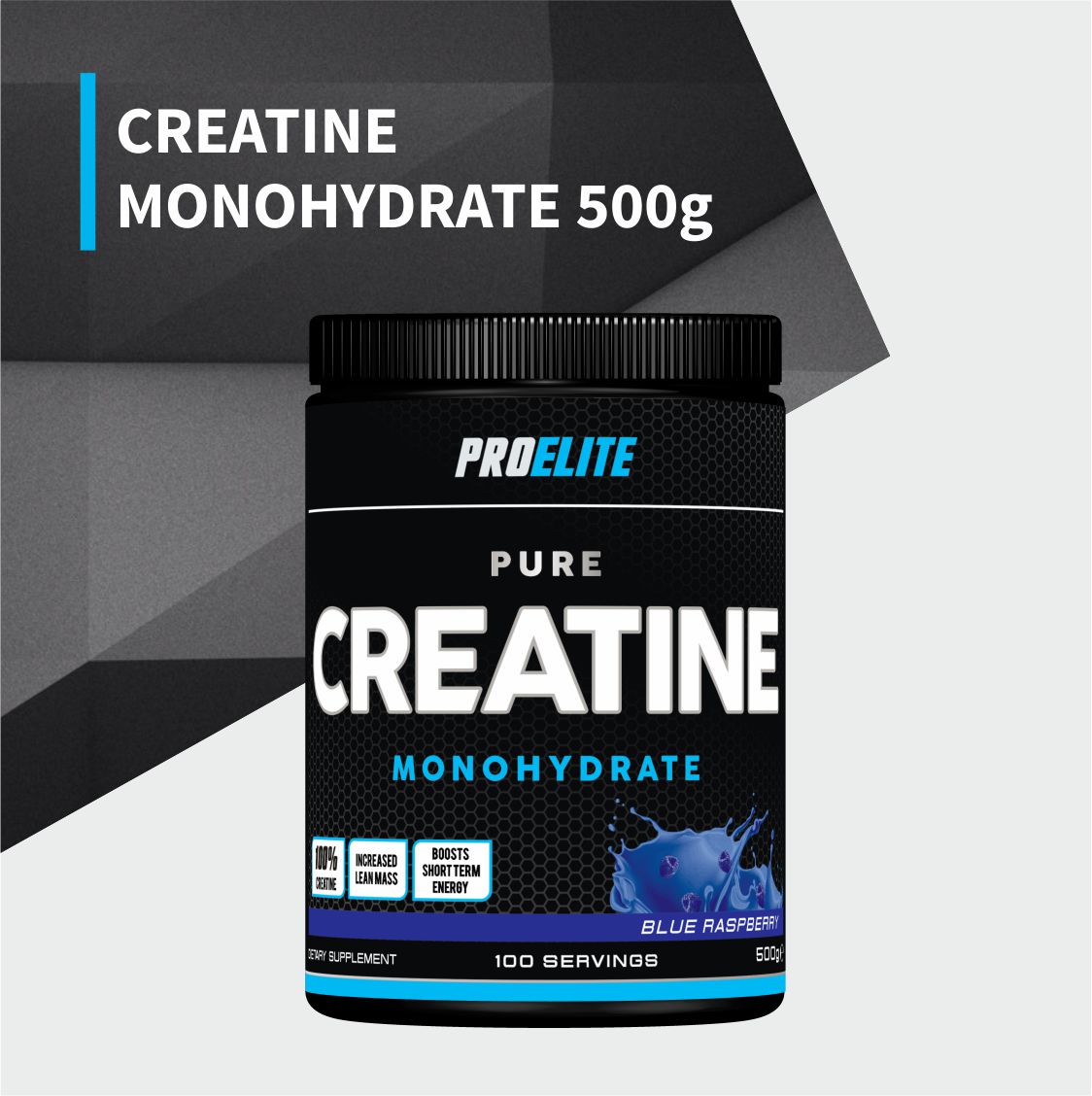 Pure Creatine Monohydrate 250g, 500g, 750g | Pro-Elite