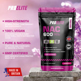 NAC N-ACETYL L-CYSTEINE Vegan Capsules | Pro-Elite