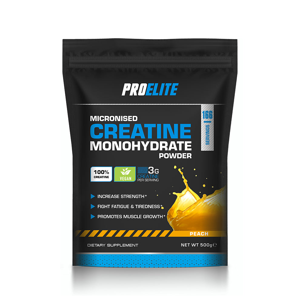 Pure Creatine Monohydrate Powder 500g (Pouch) | Pro-Elite