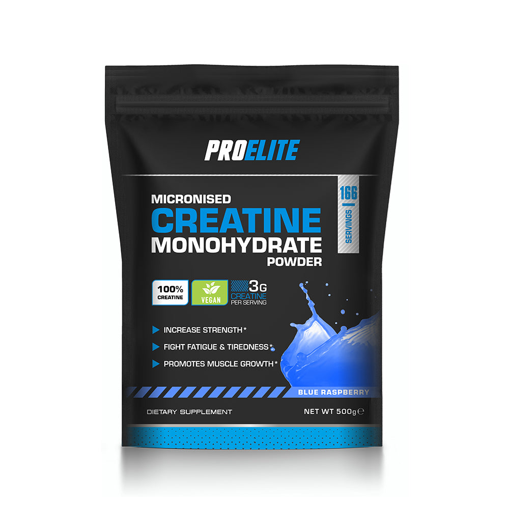 Pure Creatine Monohydrate Powder 500g (Pouch) | Pro-Elite