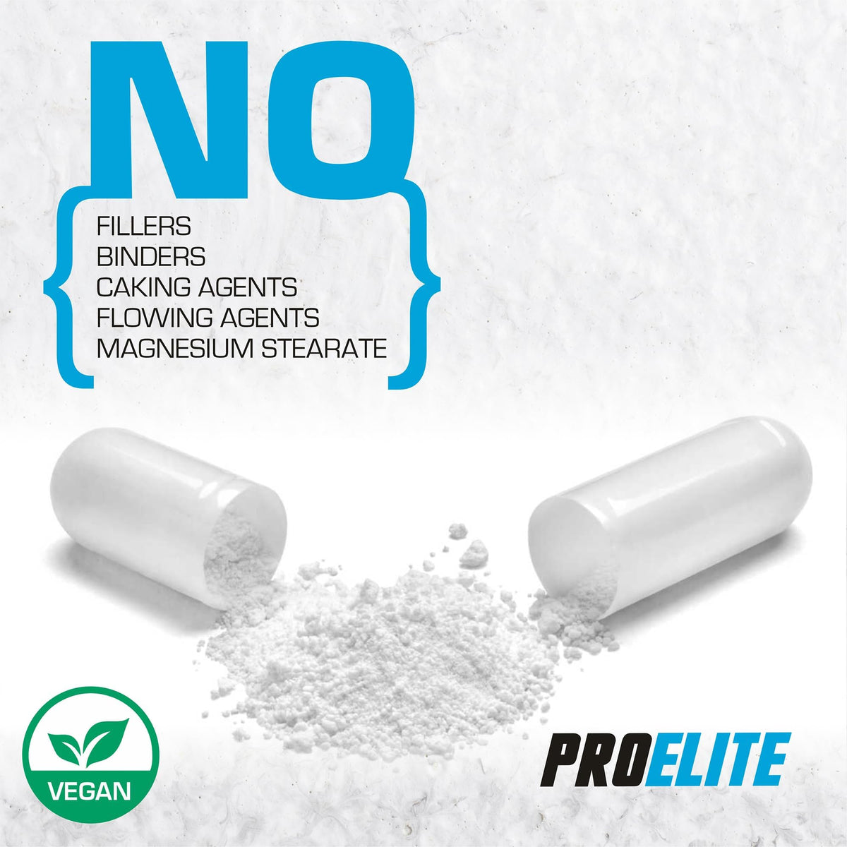 BCAA 2:1:1 Vegan Capsules | Pro-Elite