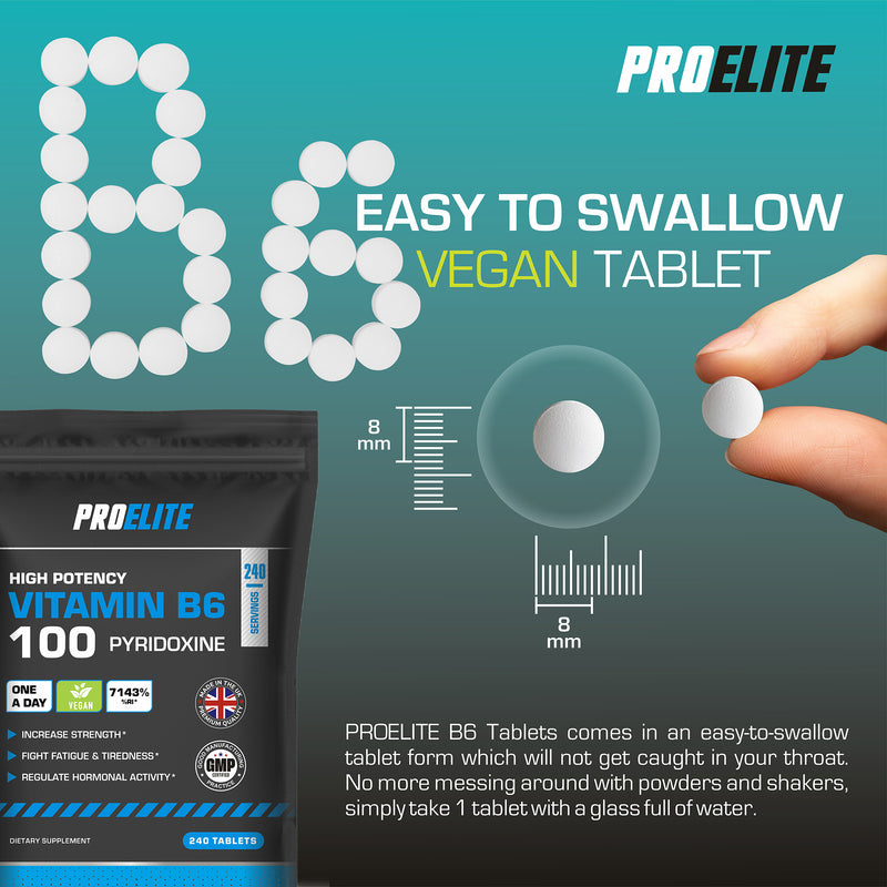 Pro-Elite Vitamin B6 Vegan Tablets