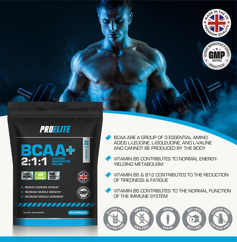 PROELITE BCAA 2:1:1 Vegan Capsules