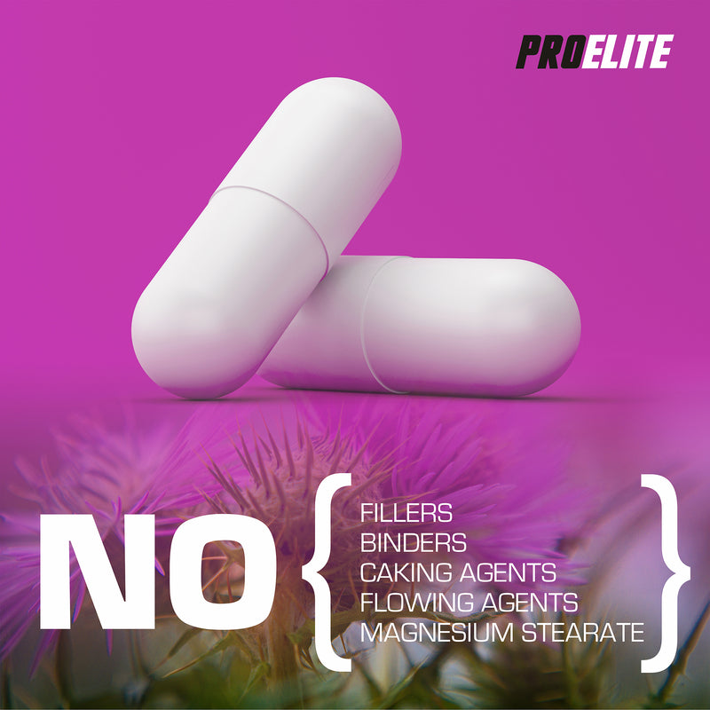 Pro-Elite Milk Thistle 40:1 Extract Vegan Capsules