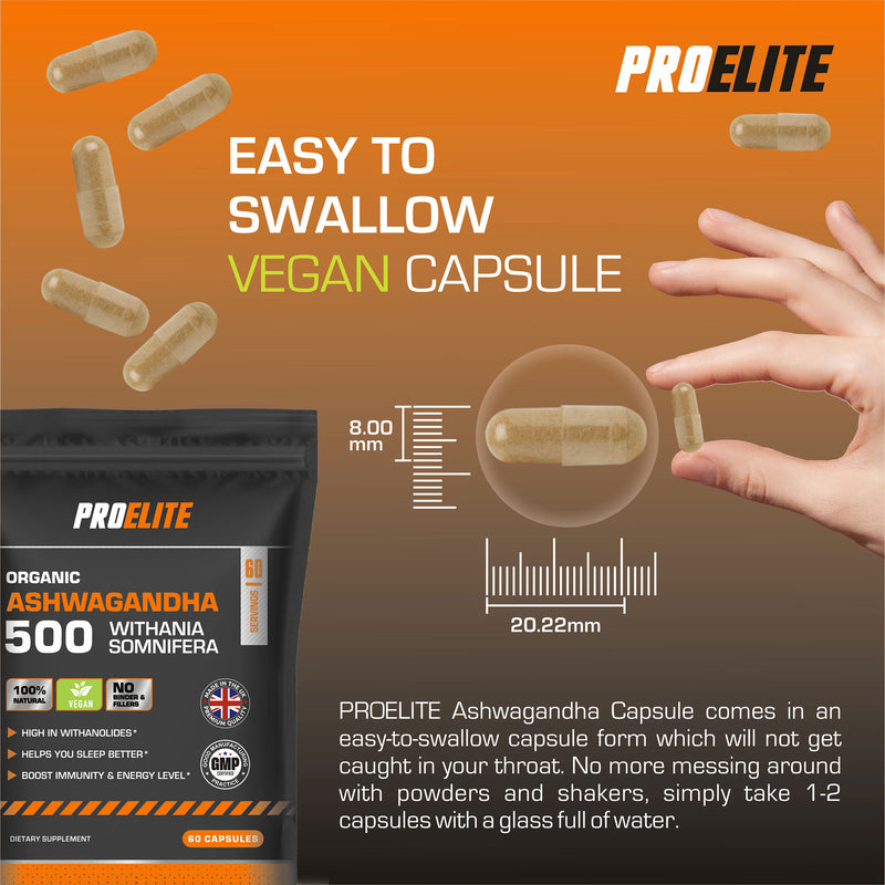 Pro-Elite Ashwagandha Vegan Capsules