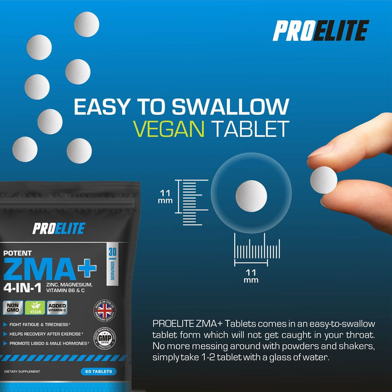 Pro-Elite ZMA+ Vegan Tablets