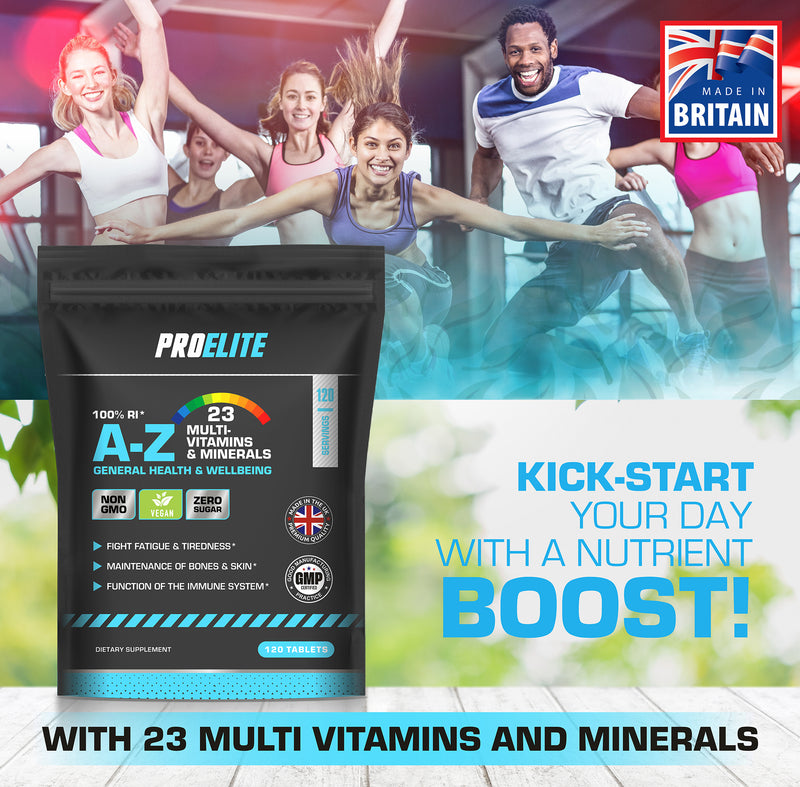 Pro-Elite A-Z Multi Vitamins and Minerals Vegan Tablets