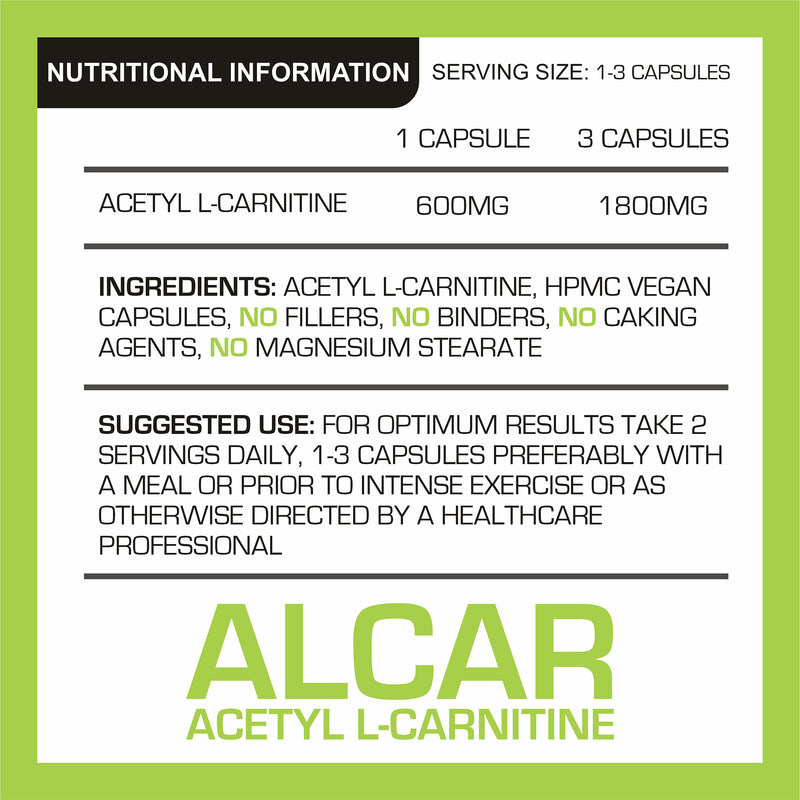 PROELITE Acetyl L-Carnitine Vegan Capsules