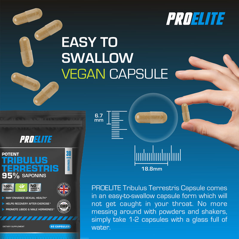 Pro-Elite Tribulus Terrestris Vegan Capsules