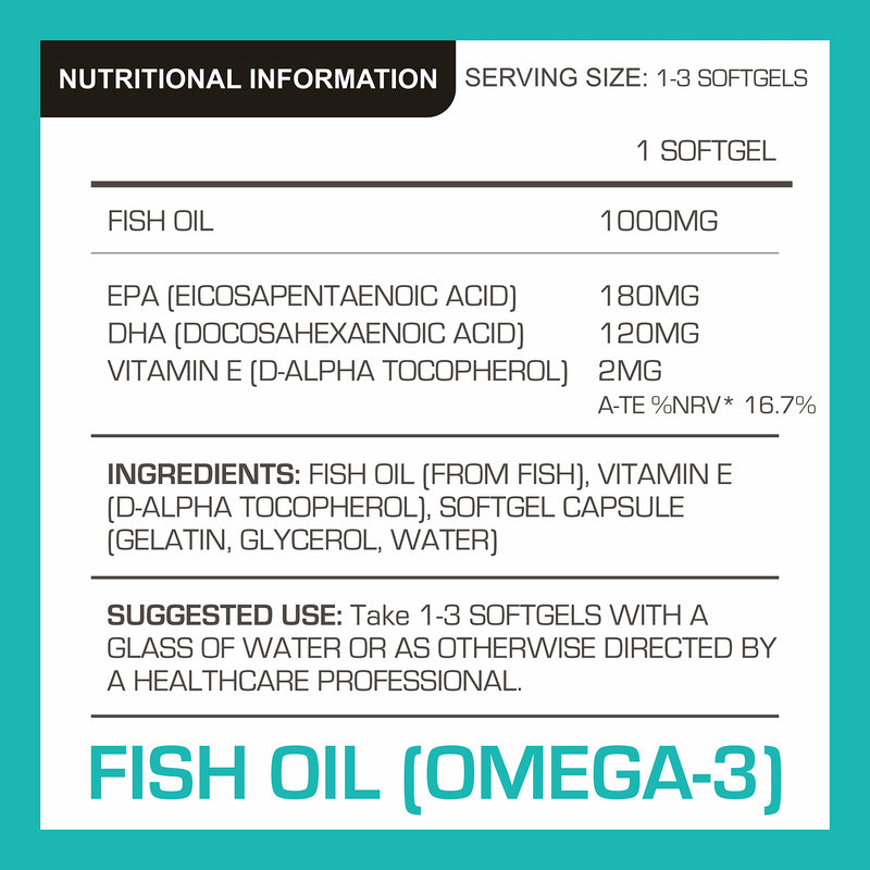 Pro-Elite Omega 3 Fish Oil Softgels